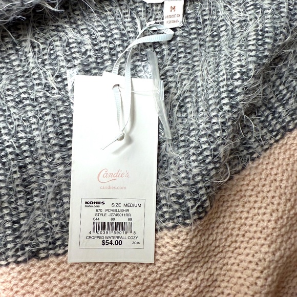 NWT Candies Open Front Knit Cardigan rSweater - Picture 5 of 7